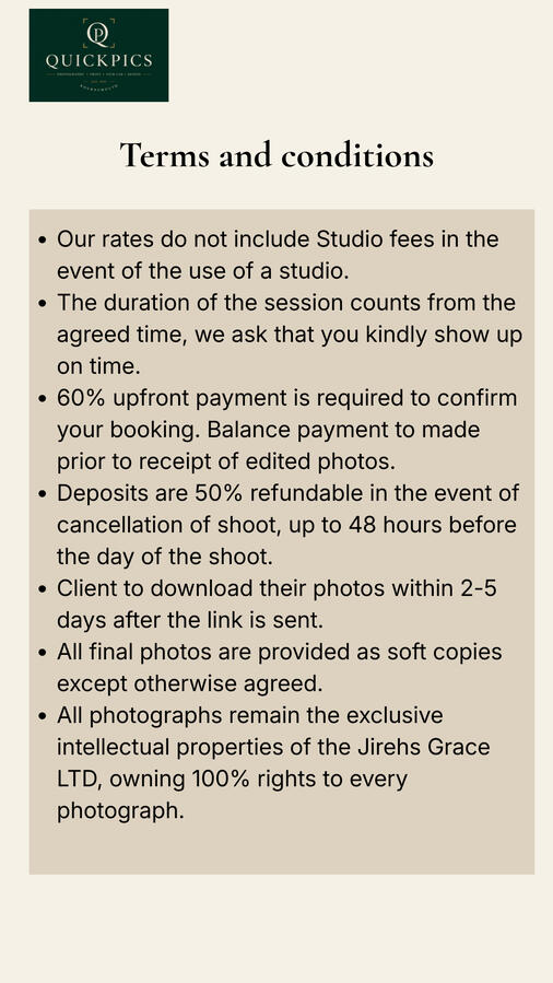 General T&Cs